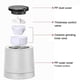 thumbnail image 2 of Unfilled Spice Grinder, Glass Container, Ceramic Grinder, Grinder for Salt, Pepper, Spices, Chili Peppers, 2 of 4