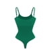 thumbnail image 4 of Karight Women's Spaghetti Strap Shapewear Bodysuit Tummy Control Body Shaper Seamless Waist Trainer Body Suit, 4 of 5