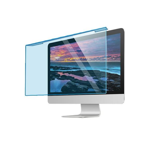 Carevas Hanging Blue Light Blocking Screen Protector High-transmittance - Eye Protection Film for 26-27'' Desktop Monitor