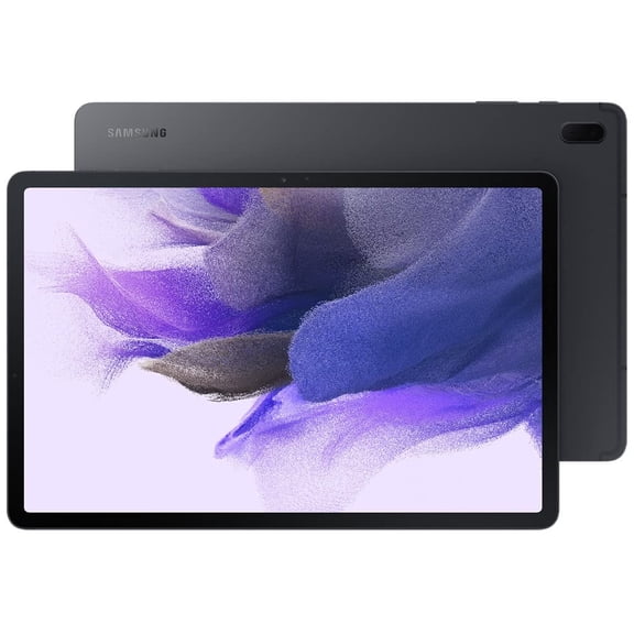 Pre-Owned Samsung Galaxy Tab S7 FE 5G | 12.4" Snapdragon 750G 5G Octa-Core 2.2 GHz 64GB Storage Unlocked | Mystic Black (2021)