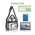 thumbnail image 2 of Bolsa Tote Transparente Aprobada Viaje Trabajo Deportivos, 2 of 3