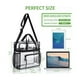 thumbnail image 2 of Bolsa Tote Transparente Aprobada Viaje Trabajo Deportivos, 2 of 3