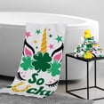 thumbnail image 5 of Coolnut Soft Bathroom Towel Set of 3, Hand Drawed Unicorn Head With Include Absorbent Bath Sheets, Decorative Hand Towels and Quick Dry Face Towels Set for Shower, Pool and Travel, 5 of 6