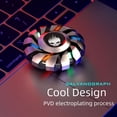 thumbnail image 5 of Giroscopio luminoso de metal con punta de dedo, descompresión avanzada para dedos, juguetes luminosos para niños, tecnología negra, magia azul, 5 of 5