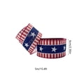 thumbnail image 6 of Patriotic Independence Day Ribbon Set, Red White Blue USA Flag Wired Edge Ribbon for Wreath Bow Gift Wrapping, 4th of July Decorative Craft Supplies, 6 of 6