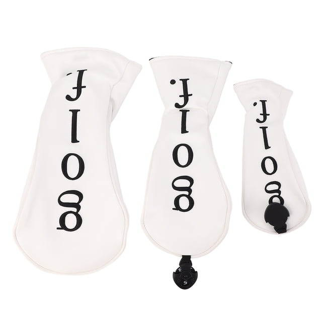 Golf Club Headcovers Set,Sports Style Soft PU Leather Golf Club Headcovers Set for Training