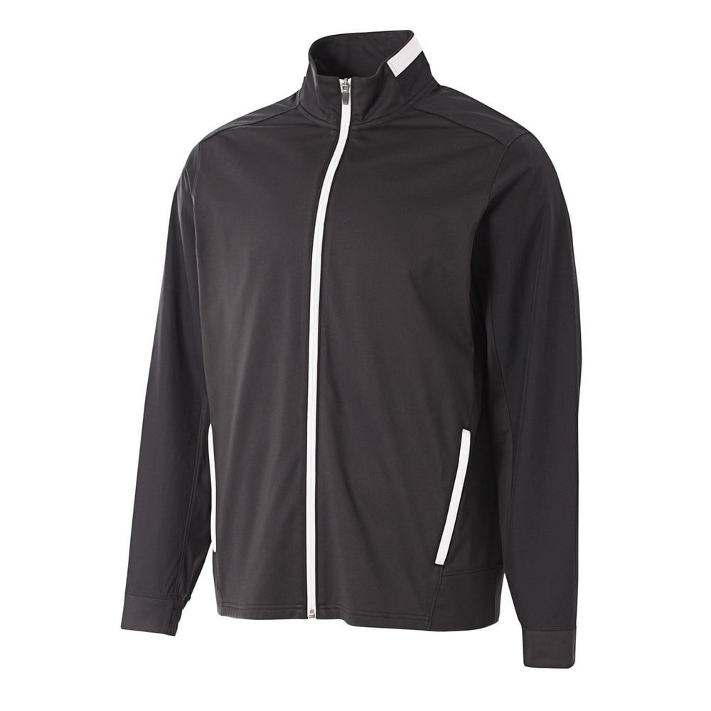 A4 - A4 League Full Zip Jacket For Men in Black/White | N4261 - Walmart ...