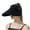 Black, variant on Ladies' Summer Sun Hat with Large Brim & Foldable Ice Silk Visor Cap In Design Where The Road Ends Hat Forestry Hat Hike Hat Beach Women Bags Womens Beach Fedora Hat Hiking Hat for Men Mens
