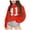 R58 Red, variant on SJLDQY Girl's Sweatshirts Trendy Graphic Relax-fit Pullover Tops Long Sleeve Crew Neck Sweatshirt Size 3-4 Years