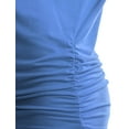 thumbnail image 5 of Doublju Womens Short Sleeve Dolman Drape Loose Fit Tunic Top(Plus Size Available), 5 of 5