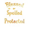 thumbnail image 2 of Soft Cotton Girls' T-Shirt with " By God, Spoiled By Grandma" Print - Casual Crew Neck, Short Sleeve, Machine Washable - Perfect for Summer, 2 of 7