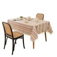 thumbnail image 4 of Zhuge cotton linen tablecloth, no wash fabric, ethnic style rectangular tassel tablecloth, homestay wallpaper, waterproof and oil resistant (yellow), 4 of 4