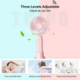 thumbnail image 3 of Mistaha USB Mini Handheld Fan Outdoor Portable Rechargeable Cooling Fan with Mobile-Phone Holder for Outdoor, 3 of 8