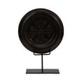 thumbnail image 5 of Boho Decorative Sculpture - Handcrafted Wood & Metal Art Piece - Modern Tribal-Inspired Accent for Living Room, Office, or Shelf - Unique Home Decor Statement - 21" Brown, 5 of 11