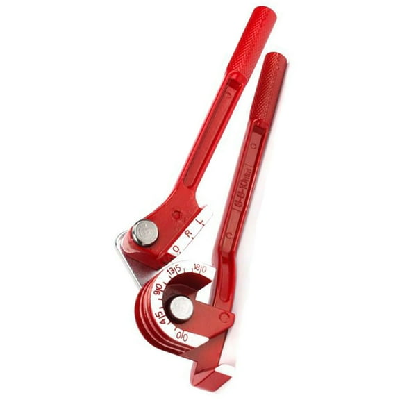 3 Grooves Metal Pipe Manual Bender Tool With Fixing Hook 1/4 5/16 3/8Inch Capacity For HVAC Installation Repairs