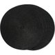 thumbnail image 1 of WeiHuan Toys Store Juego de 6 manteles Individuales Redondos Trenzados para Mesa de Comedor, manteles Individuales Tejidos, Lavables, Antideslizantes, 15 Pulgadas (Negro, 6 Unidades), 1 of 5