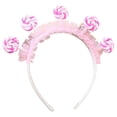 thumbnail image 3 of TIANZEN Candy Lollipop Headband Hair Band For Girls Theme Park Headband Thick Hair, 3 of 4