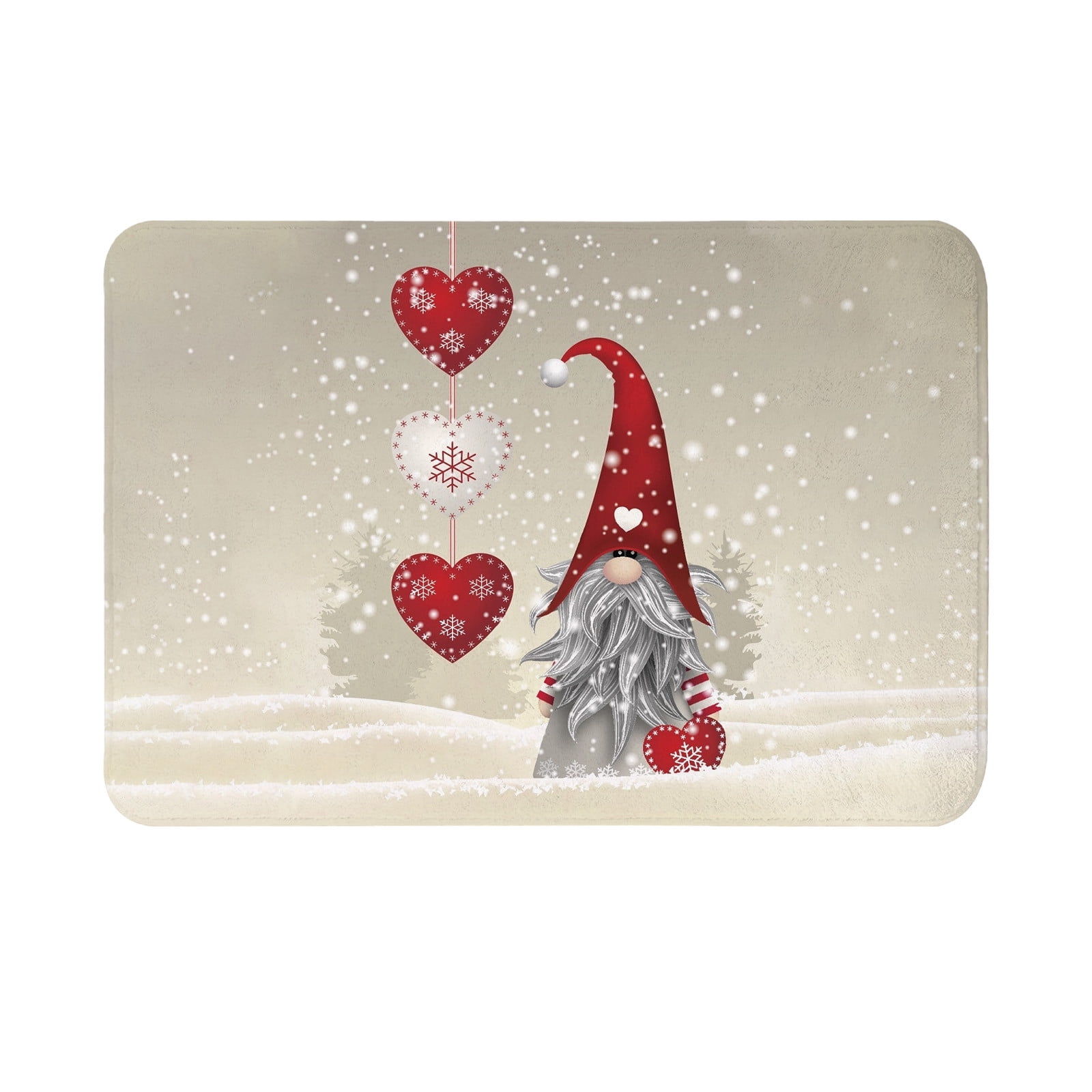 LYCAQL Doormat Valentine's Day Front Door Mats Low Profile Resist Dirt