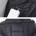 thumbnail image 5 of Unisex Heated Jacket Electric Soft Shell Puffer with Hood Windproof Winter Coat USB Charging Body Warmer, 5 of 5