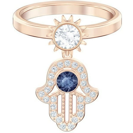 Swarovski 5515441 Women's Duo Evil Symbolic Motif Ring, Size 6