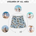 thumbnail image 6 of FORMRS Boys Swim Trunks Quick Dry Mesh Lining Beach Boardshorts, Sizes XS-XL, Cartoon Hockey Pattern, 6 of 7