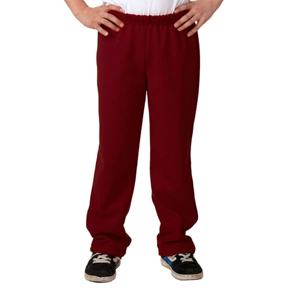Gildan 18400B Youth Sweatpants -Maroon-Small