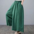 thumbnail image 2 of Minnieouse Pantalones sueltos de mujer de cintura alta de moda de verano al aire libre interior playa viaje vacaciones fiesta fecha pantalones largos Prendas para la parte inferior del cuerpo Minnieouse AP016169-01, 2 of 6