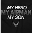 thumbnail image 2 of US Airforce Hero Airman Son Romper Boys or Girls Infant Baby Brisco Brands 6M, 2 of 6