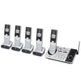 thumbnail image 2 of AT&T TL96547 DECT 6.0 Expandable Cordless Phone with Bluetooth Connect to Cell, Smart Call Blocker and Answering System, Silver/Black with 5 Handsets, 2 of 3