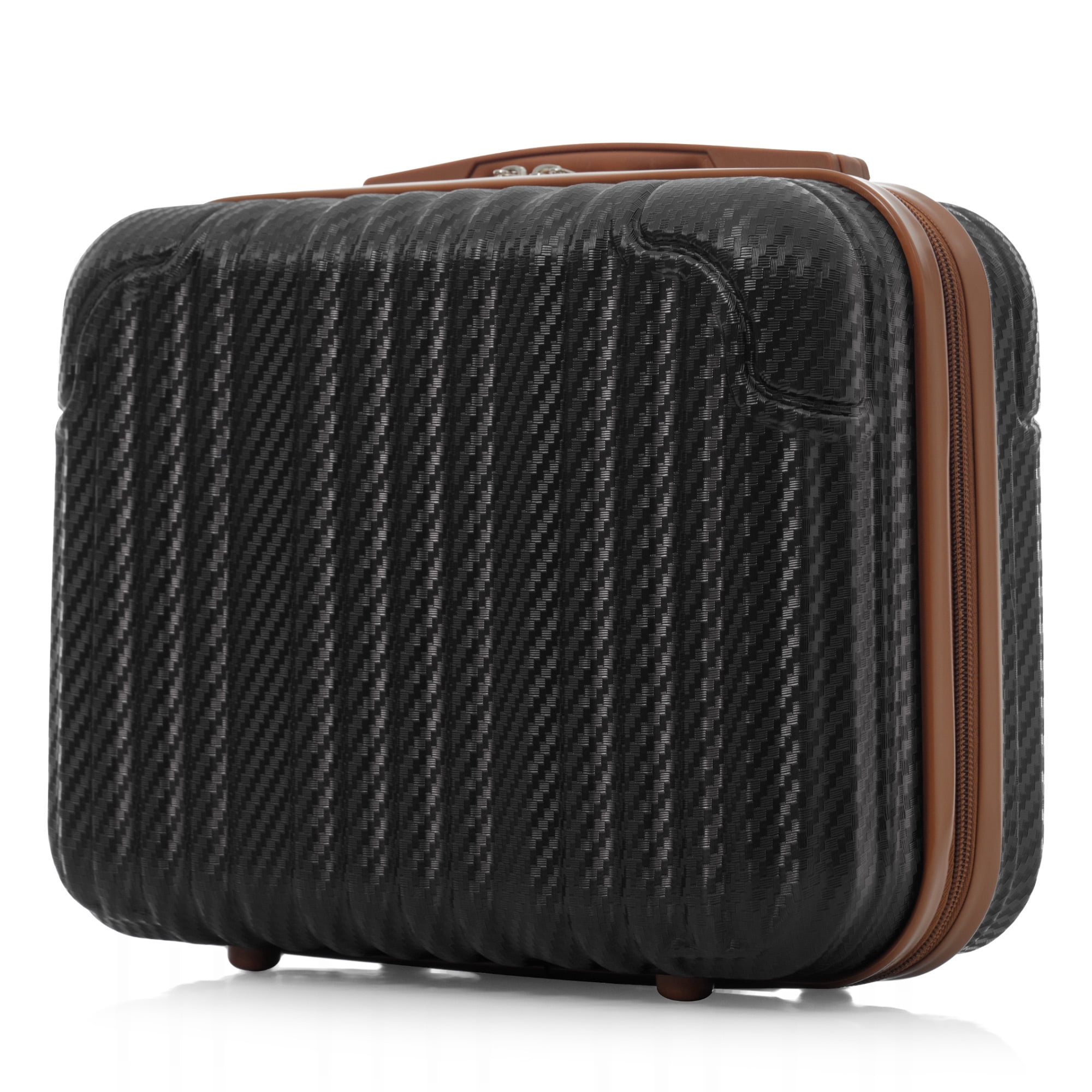 Euroco 2 Piece Luggage Sets, 20" Carry-On Luggage Set with TSA Lock & 360° Spinner Wheels,Lightweight Durable Travel Suitcase for Men Women,Black Brown