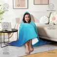 thumbnail image 4 of Cute Dolphin Wearable Blanket Hoodies for Women Men Adults Dolphin Lovers Soft Cozy Ocean Dolphins Hooded Blankets for Travel Sofa Decor Birthday Gifts 60X80 Inch, 4 of 5