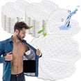 thumbnail image 1 of Almohadillas para el Sudor Axilar, 180 Unidades, Almohadillas Grandes para el Sudor Axilar Masculino con Hiperhidrosis, Almohadillas Desechables para el Sudor Debajo las Axilas., 1 of 5