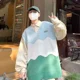 thumbnail image 5 of Chalecos de punto de otoño e invierno para hombres, ropa popular coreana, chaleco de colores contrastantes, elegante, holgado, nuevo suéter para hombre, 5 of 5
