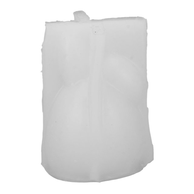Molde de vela de animales DIY pequeño animal lindo molde de silicona blanco para hacer velas y hornear
