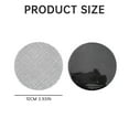 thumbnail image 3 of Kitchen Strainers Flowerpot Gasket Leakproof Earth Gasket Bottom Hole Gasket Bottom Plate Ceramic Flowerpot Breathable Proof Plastic Circular Mesh Gasket,Black Kitchen Strainers, 3 of 9