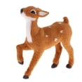 thumbnail image 2 of Simulación de ciervos navideños en miniatura, modelo de reno de de navideño, perfecto para adornos de jardín de hadas, accesorios de fotogr Soporte marrón claro Colco  Figuritas de animales coleccionables, 2 of 8