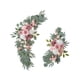thumbnail image 5 of 2x Arco de boda con flores, letrero de bienvenida, decoración de esquina, flores artificiales para aniversario, 5 of 9