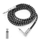thumbnail image 5 of Cable de audio para guitarra con cabezal macho de 6,35 mm de JORINDO, cable para amplificador de guitarra eléctrica de 1/4 de pulgada, cable para instrumento de 6 m, 5 of 12
