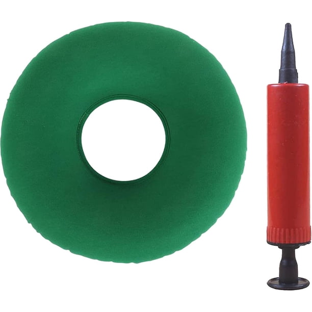 Cojín para hemorroides con forma de donut para el Día de San Valentín, nuevo cojín inflable para silla redonda, soporte para cadera, cojín para asiento para hemorroides