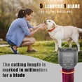 thumbnail image 2 of Adjustable 5 in 1 Blades Dog Grooming Blades Compatible with Wahl Animal Clipper Arco, Bravura, Chromado, Creativa, Figura, and Motion Pet, Dog, and Horse (BLACK/3PC), 2 of 7