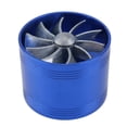 thumbnail image 1 of Sobrealimentador De Coche Ventilación del ventilador del ventilador del ahorro de combustible del Gas de la entrada de aire del cargador Turbo de la turbina del reacondicionamiento del coche Likrtyny Accesorios para autos y motos, 1 of 8
