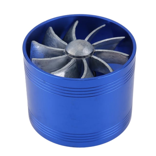 Sobrealimentador De Coche Ventilación del ventilador del ventilador del ahorro de combustible del Gas de la entrada de aire del cargador Turbo de la turbina del reacondicionamiento del coche Likrtyny Accesorios para autos y motos