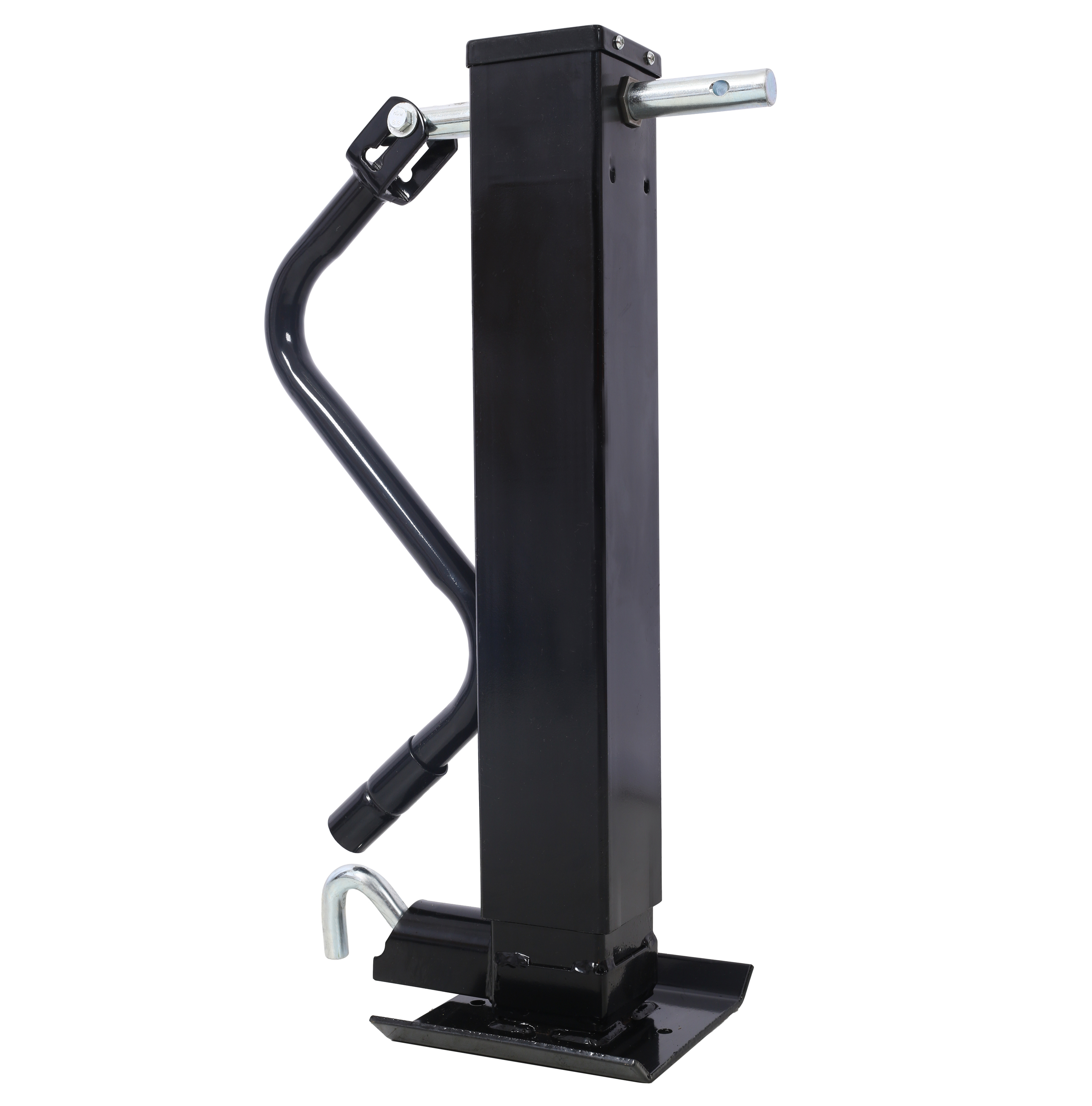 Trailer Jack 12000 lbs Weld On Sidewind Crank Heavy Duty 26 Inch Travel Square Tube