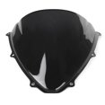 thumbnail image 3 of Motorcycle Windshield, PC Wind Screen, Easy To Install Wind Deflector Ndshield Visor Motorcycle Visor Fit For  GSXR 600/750 K6 2006-2007 Black,Transparent, 3 of 8