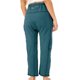 thumbnail image 3 of Pantalones deportivos para mujer, cintura elástica, bolsillos grandes, diseño de línea dividida, pantalones de chándal informales de moda, azul pavo real XL, 3 of 5