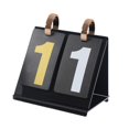 thumbnail image 4 of Vsenkes Card Board Game Scoreboard Flip Number Score Keeper Desktop Compact Acrylic Manual Large Numbers Scoring Marker Score Counter Black, 4 of 9