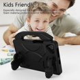 thumbnail image 2 of Funda de EVA a prueba de golpes con soporte para el pulgar para Samsung Galaxy Tab A7 Lite T220/T225 (negra), 2 of 5
