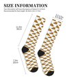 thumbnail image 2 of Picia Pizza Printed Sports Compression Socks - 15-20mmHg Graduated Compression, High-Performance Soft and Breathable Socks for Men and Women, 2 of 5