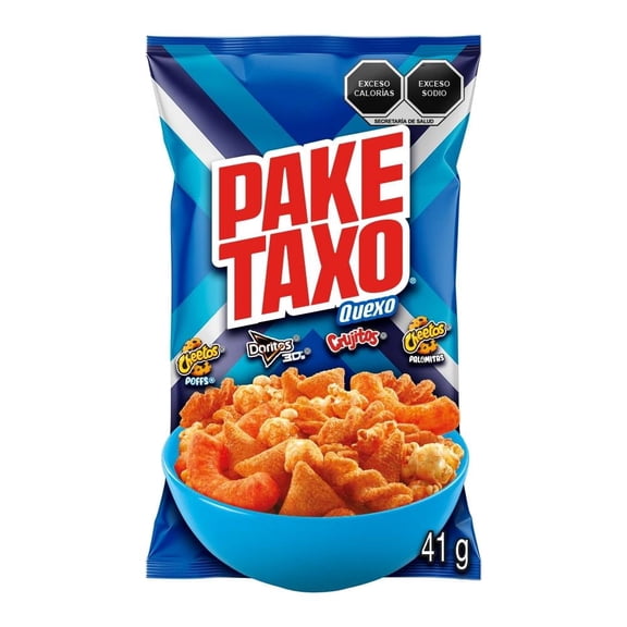 Botana surtida Paketaxo quexo sabor queso y chile 41 g