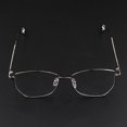 thumbnail image 1 of Gafas de Lentes Modernas con Montura Metálica de 1 Pieza con Lente Completo para Hombres Y Mujeres Colcomx marcos de anteojos para mujeres, 1 of 8